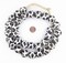 Batik Bone Beads - Full Strand of Fair Trade African Beads - The Bead Chest (Sphere, Giraffe Design)